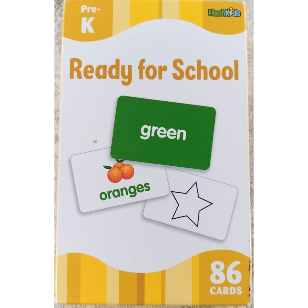 Ready for School Flash Kids Flash Cards Pre-K 86 Cards